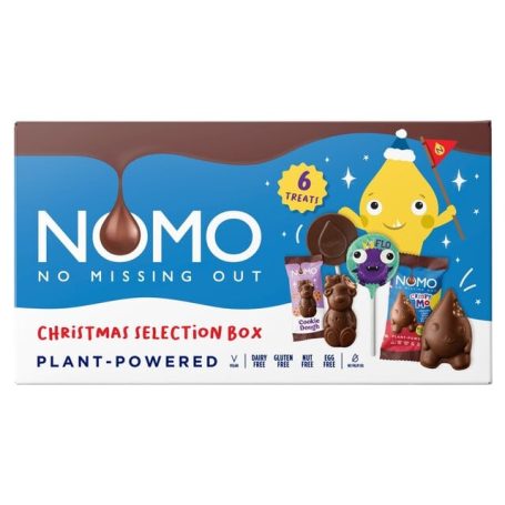NOMO Christmas Selection Box. Vegan Christmas Chocolate.