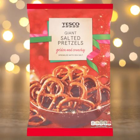 Tesco Vegan Giant Salted Pretzels