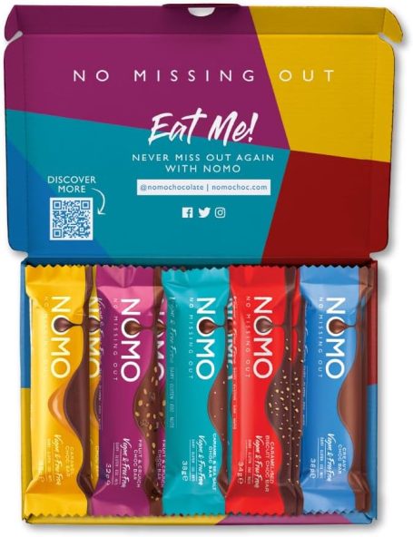 NOMO Mixed Chocolate Box. Vegan Chocolate Gift.