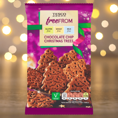 Tesco Vegan Free From Chocolate Chip Christmas Trees