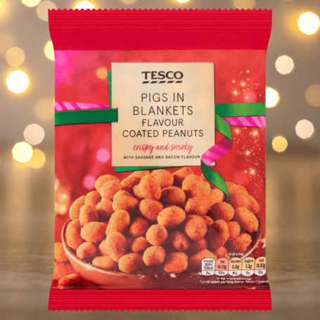 Tesco Vegan Pigs in Blankets Flavour Peanuts