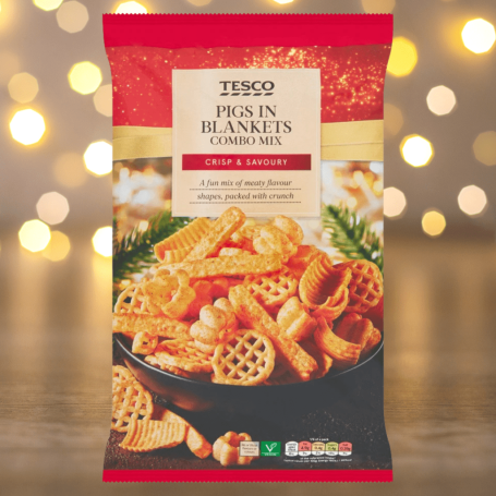 Tesco Vegan Pigs in Blankets Combo Mix Snack